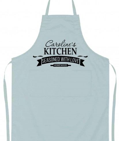 Personalised Homemade White Kitchen Apron